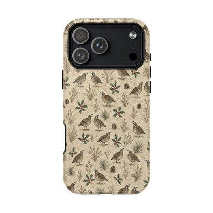 Winter Quail Magnetic Case