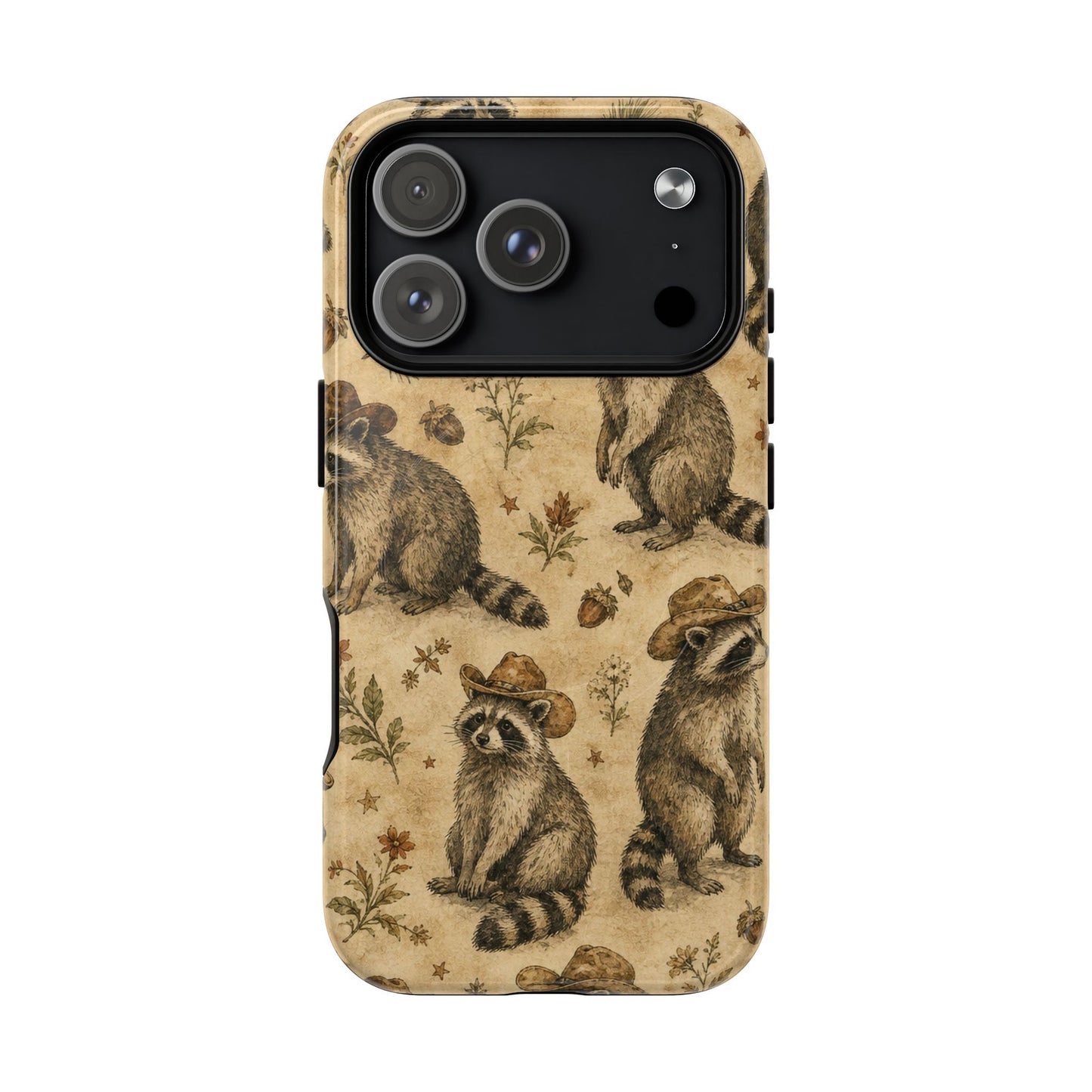 Painted Raccoon Magnetic Case