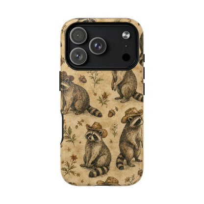 Painted Raccoon Magnetic Case