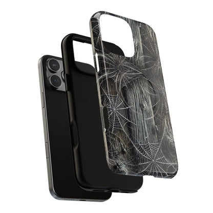 Spiderwebs Barnwood Magnetic Case