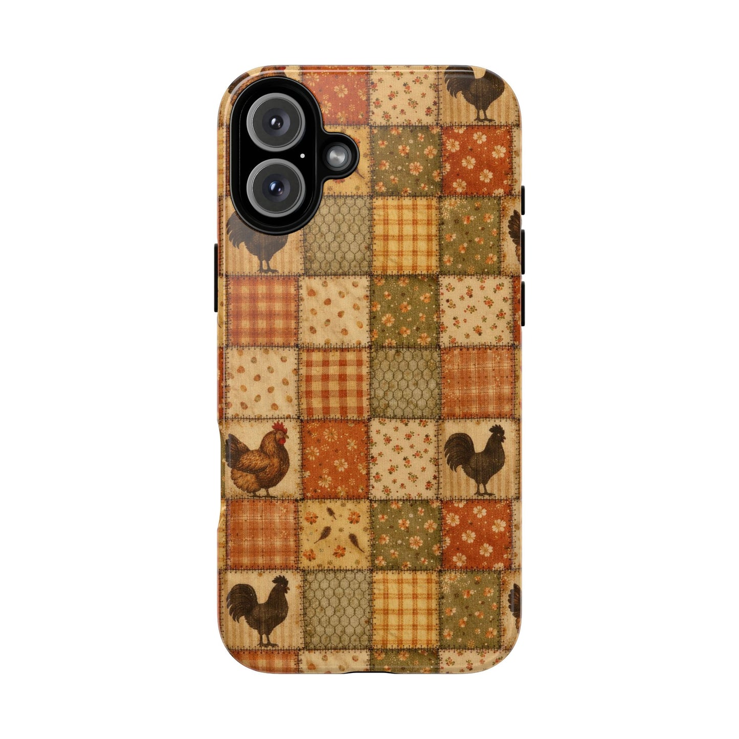 Chickens Patchwork Tough Case