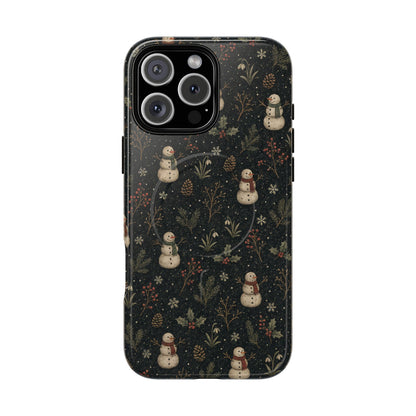 Midnight Snowmen Magnetic Case