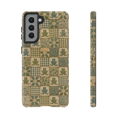 Frog Quilt Tough Case