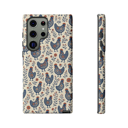 Folk Hens Tough Case