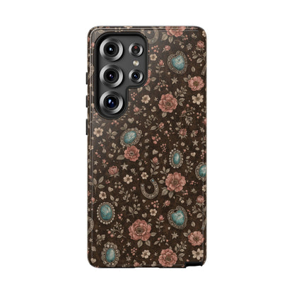 Turquoise Roses Tough Case