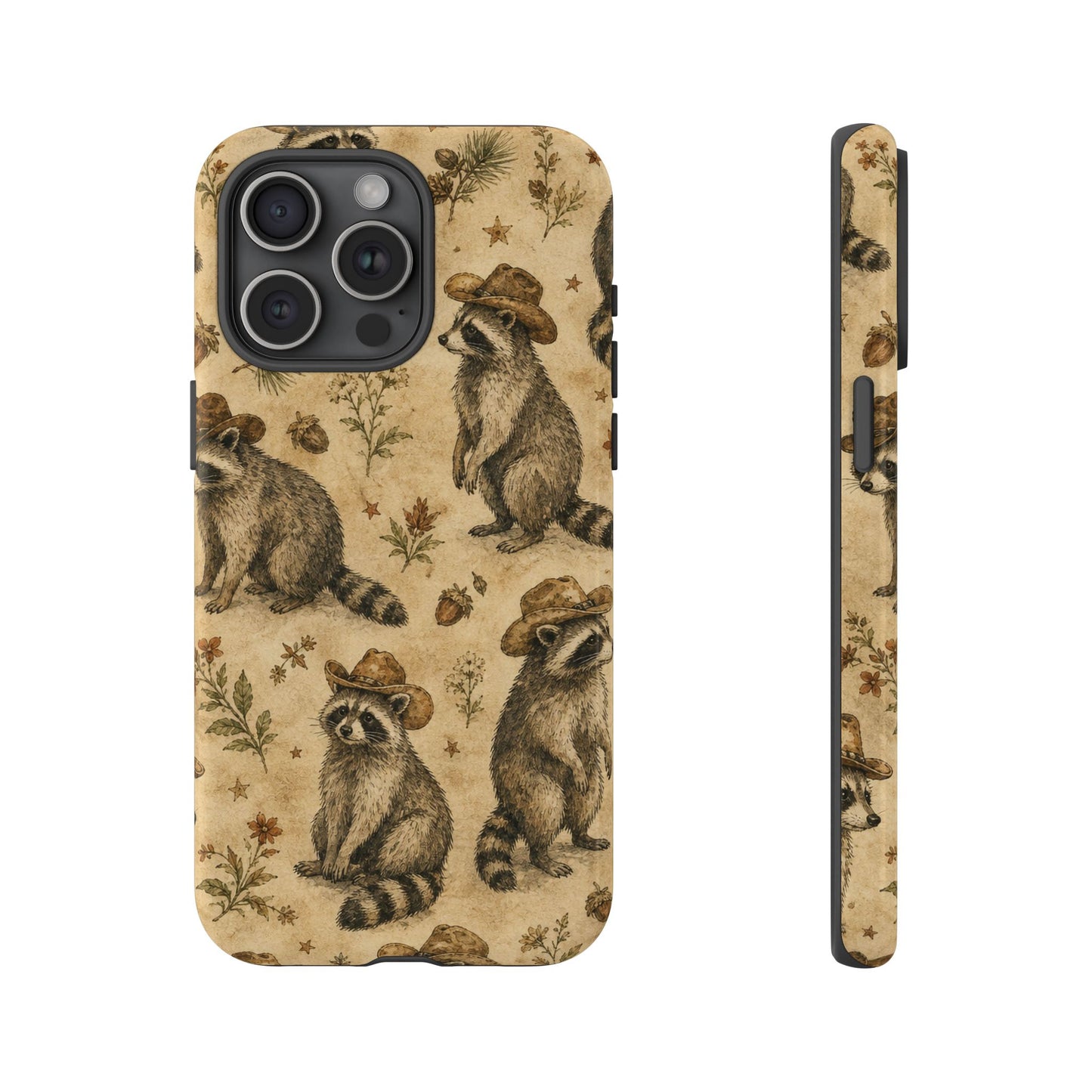 Painted Raccoon Tough Case