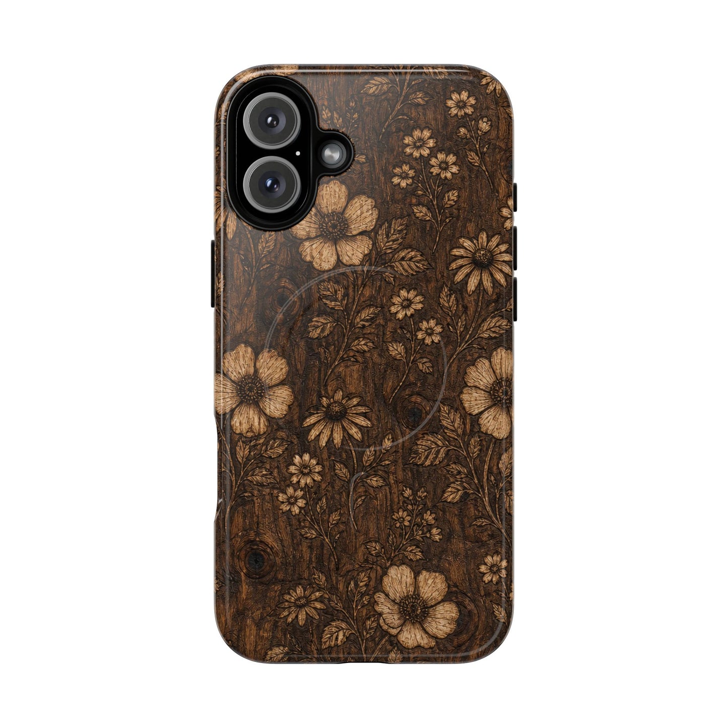 Floral Bark Magnetic Case