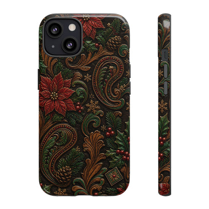Carved Christmas Paisley Tough Case
