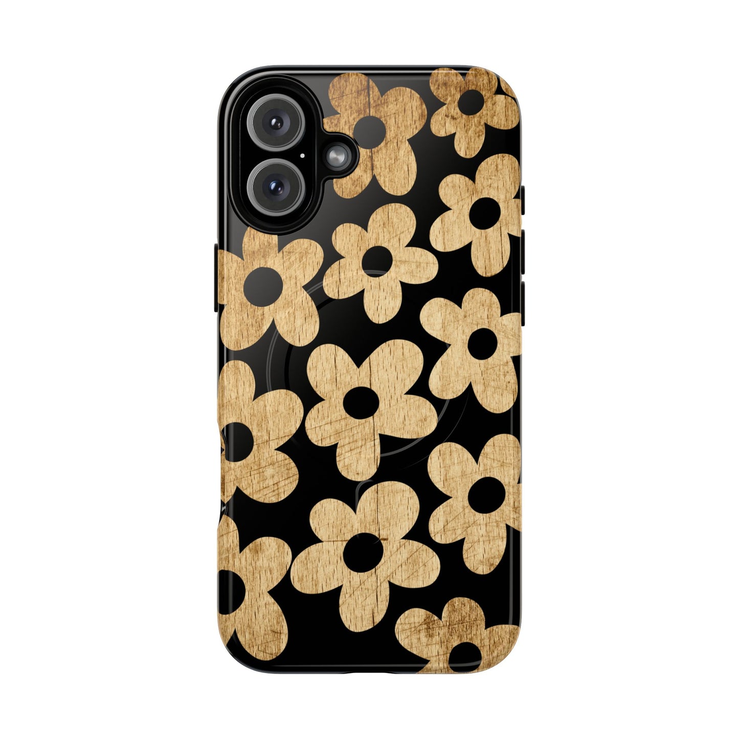 Retro Flower Magnetic Case