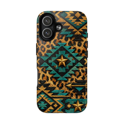 Aztec Leopard Magnetic Case