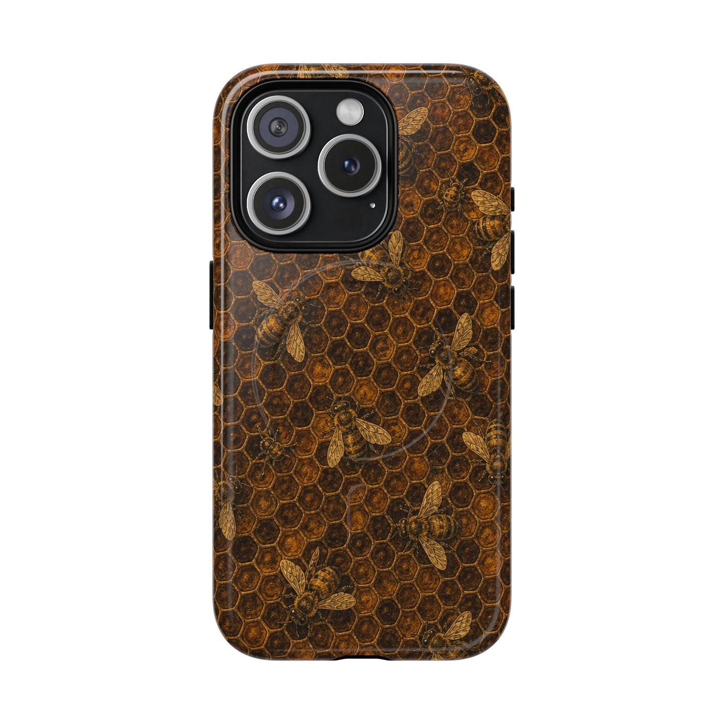 Golden Honeycomb Magnetic Case