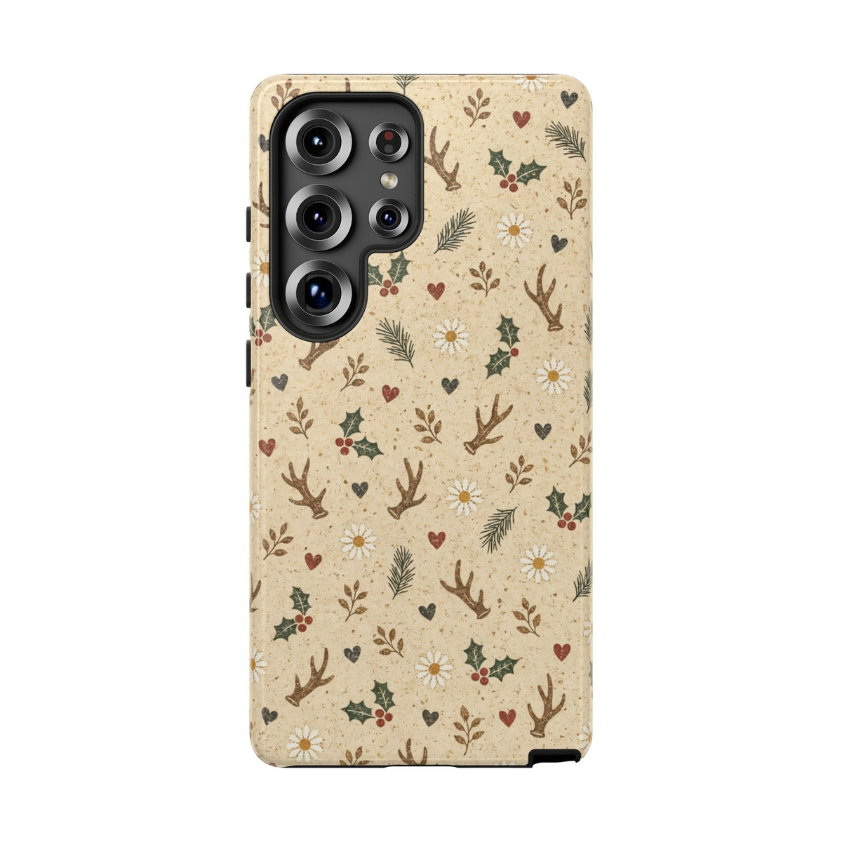 Antler Daisies Christmas Tough Case