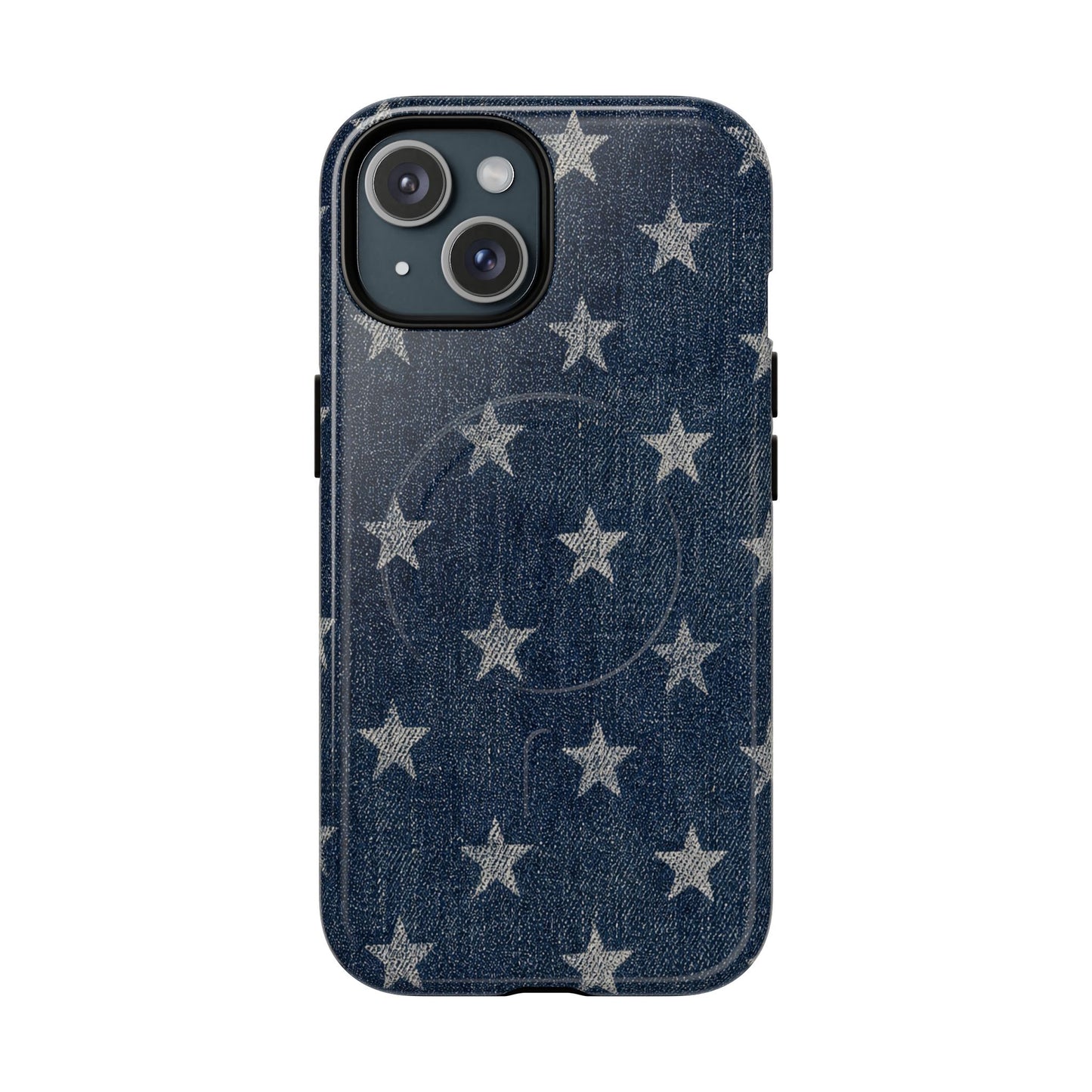 Denim And Stars Magnetic Case