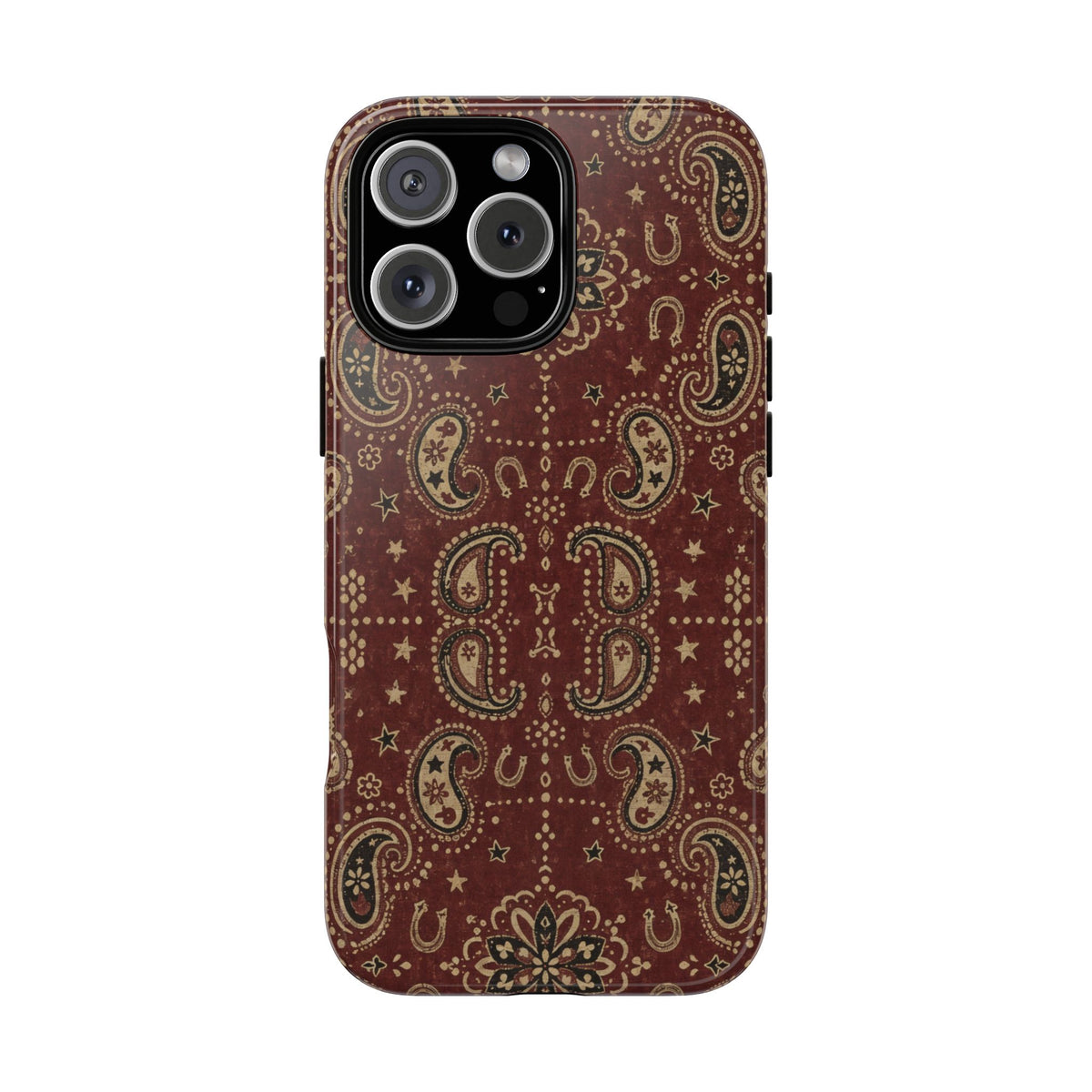 Burgundy Bandana Tough Case