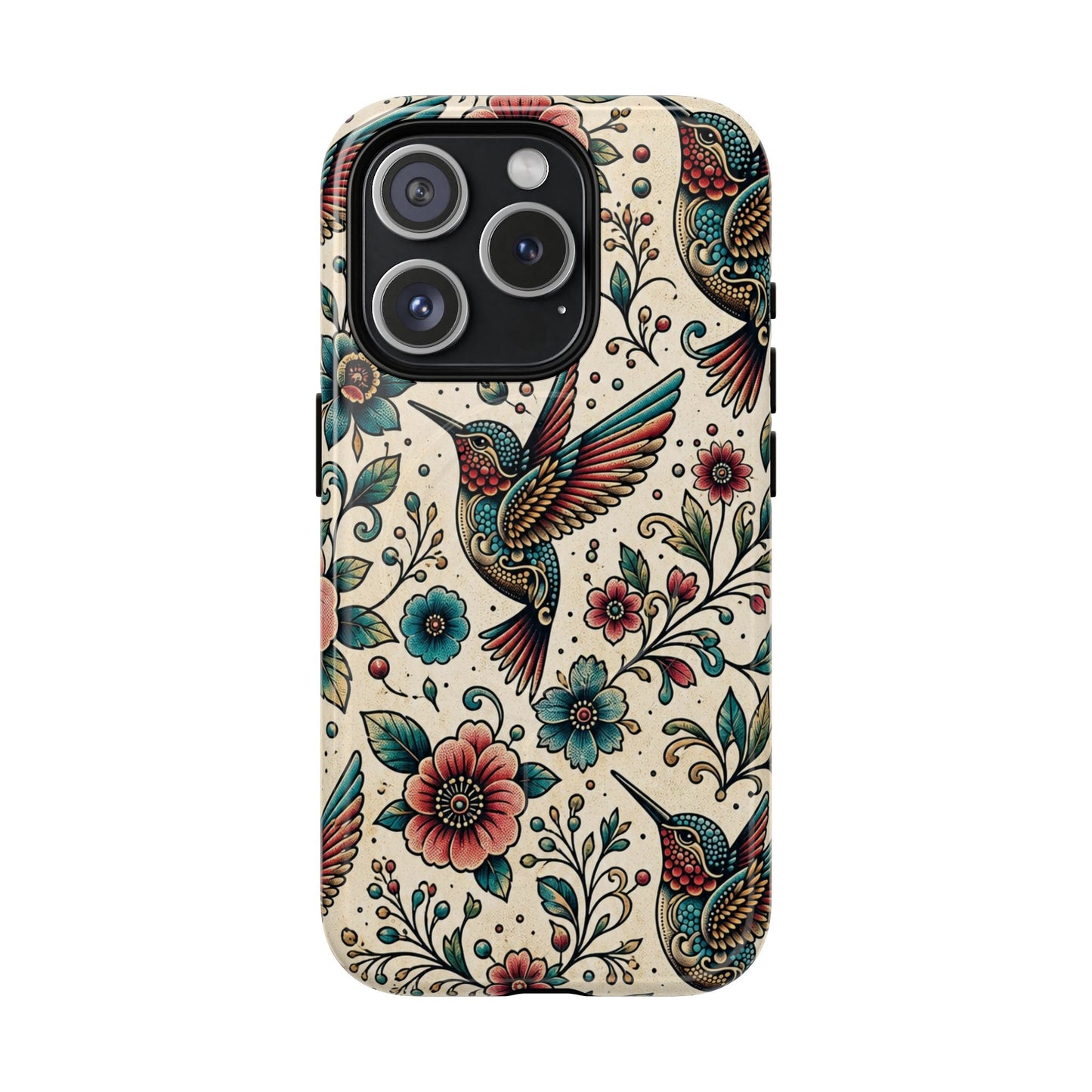 Retro Hummingbird Magnetic Case