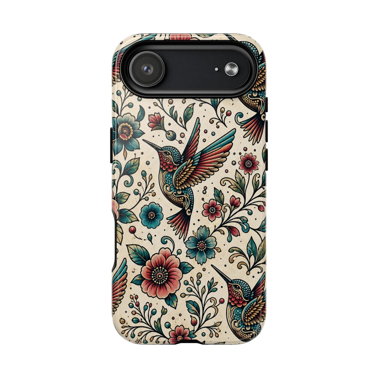 Retro Hummingbird Magnetic Case