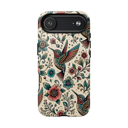 Retro Hummingbird Magnetic Case