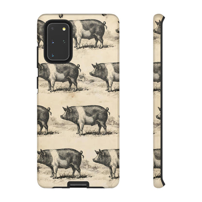 Vintage Pigs Tough Case