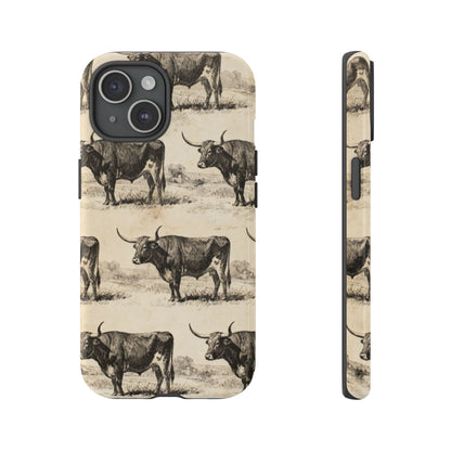 Vintage Longhorns Tough Case
