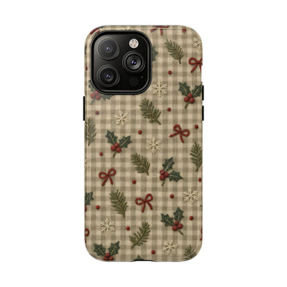 Gingham Holly Magnetic Case