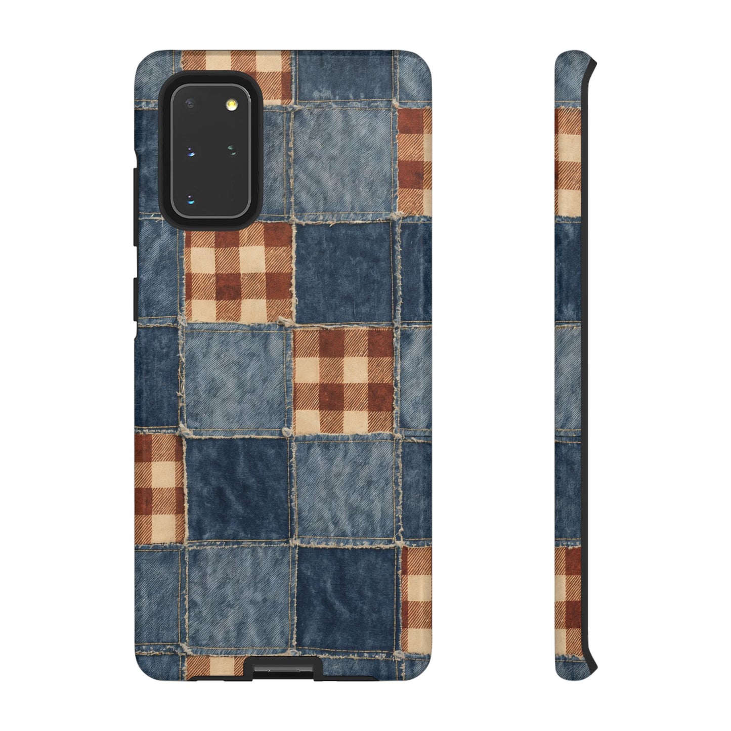 Denim Patchwork Tough Case