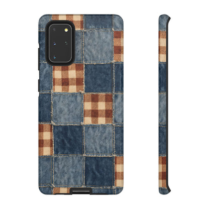 Denim Patchwork Tough Case