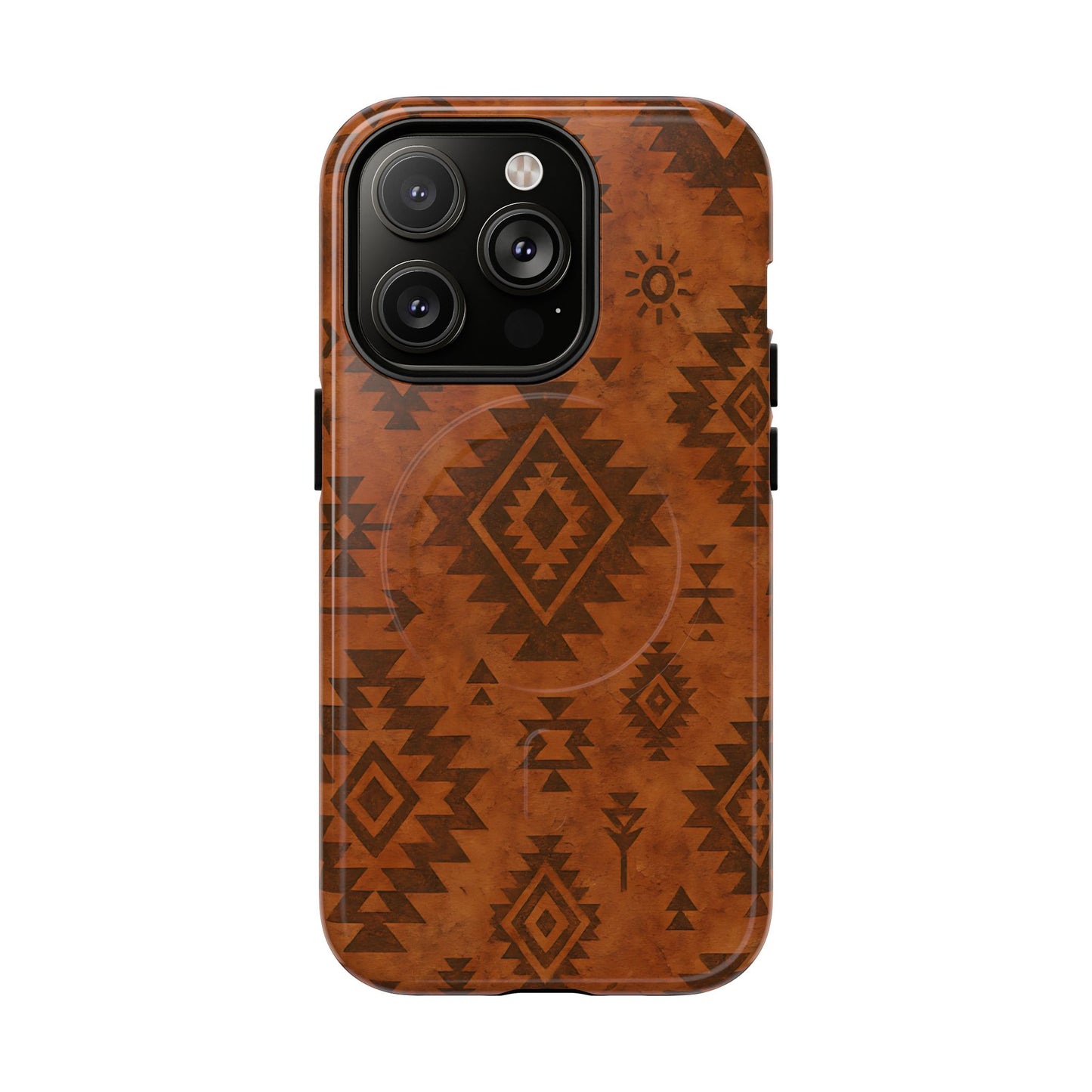 Rusty Aztec Magnetic Case