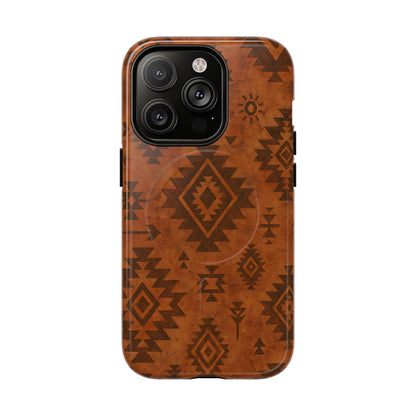 Rusty Aztec Magnetic Case