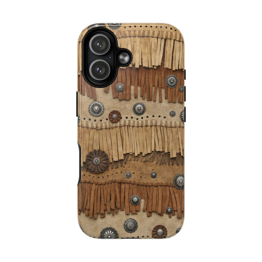 Suede Fringe Magnetic Case