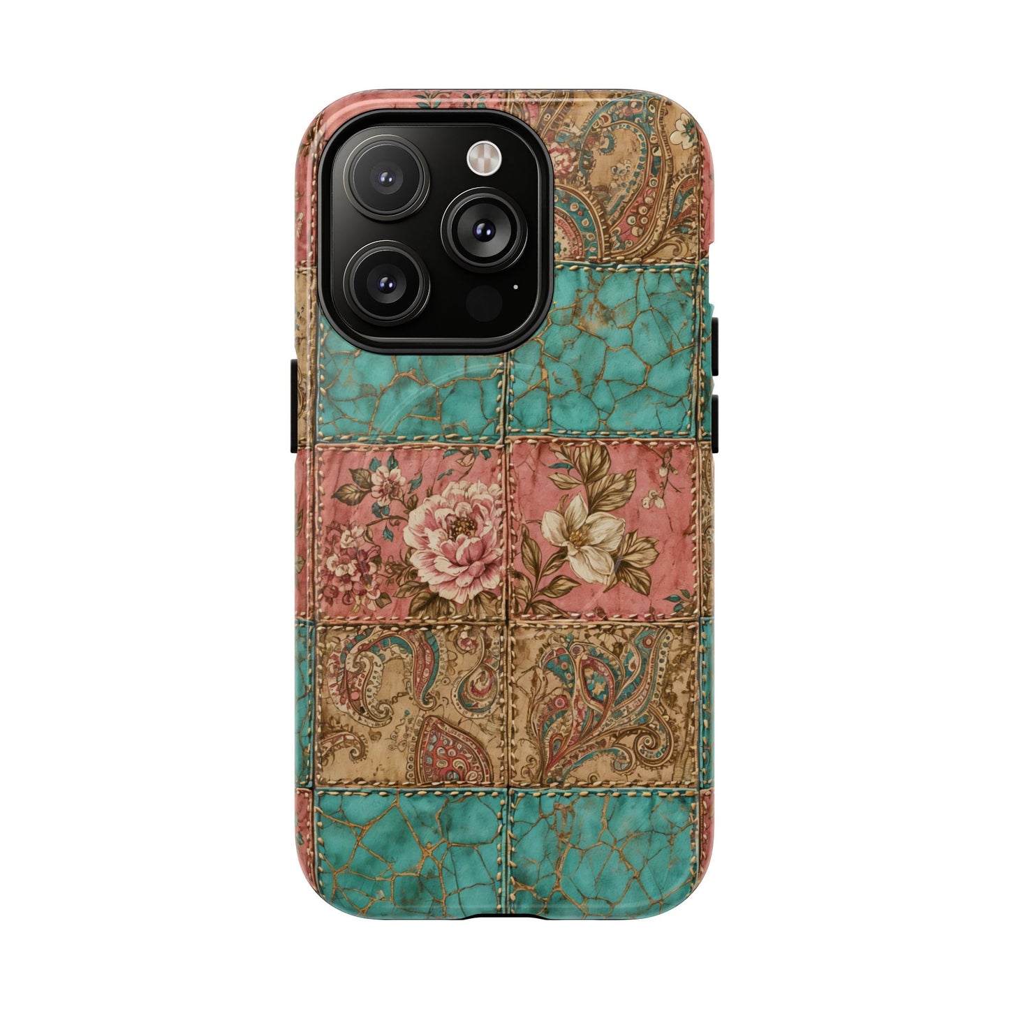 Turquoise Paisley Magnetic Case