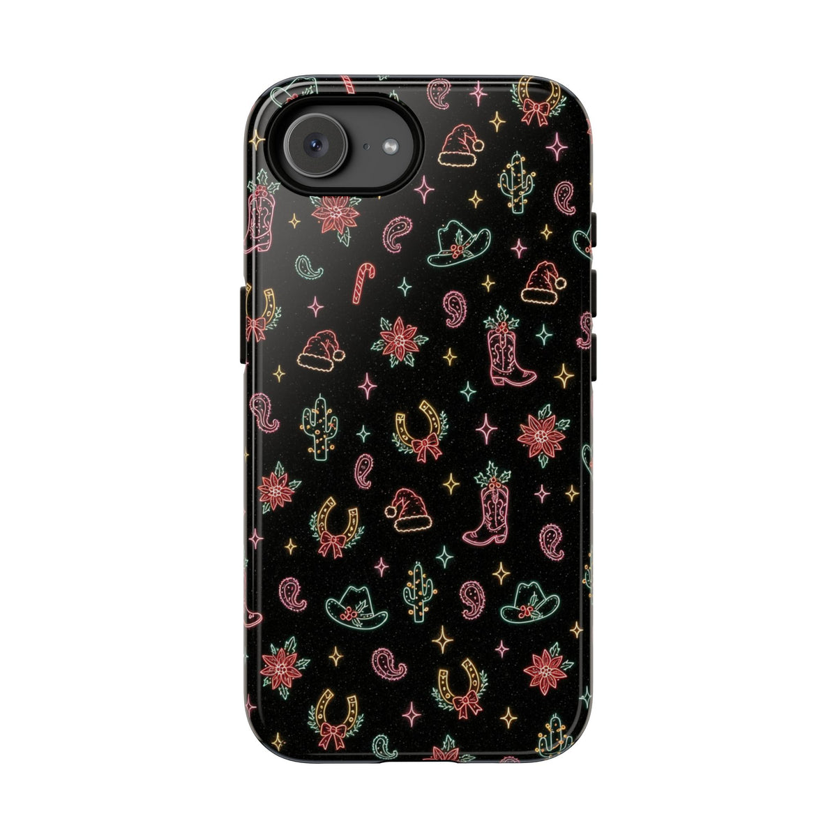 Neon Holiday Doodles Tough Case