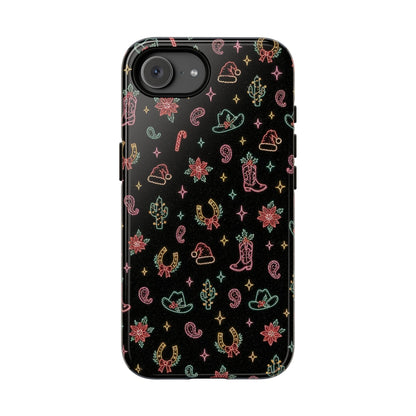 Neon Holiday Doodles Tough Case