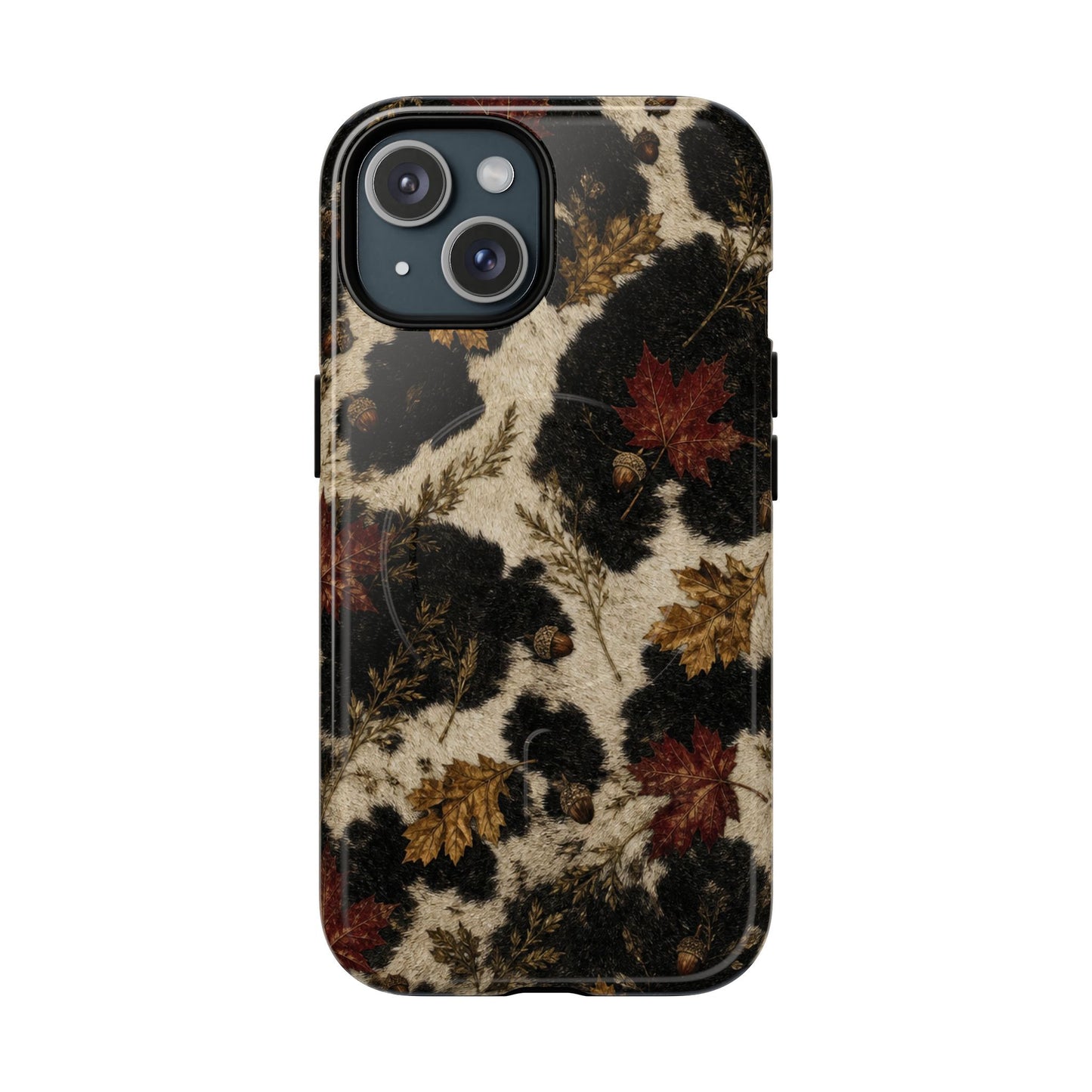 Fall Cowhide Magnetic Case