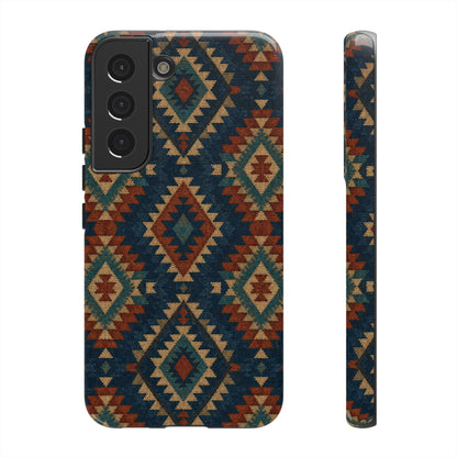 Navy Aztec Tough Case