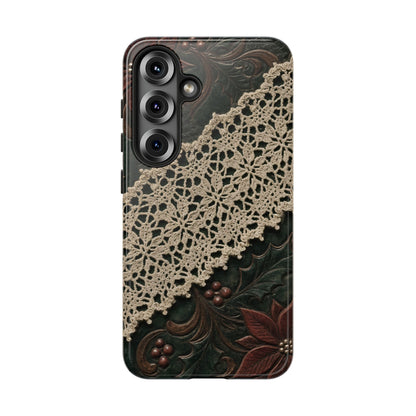 Poinsettia Lace Tough Case