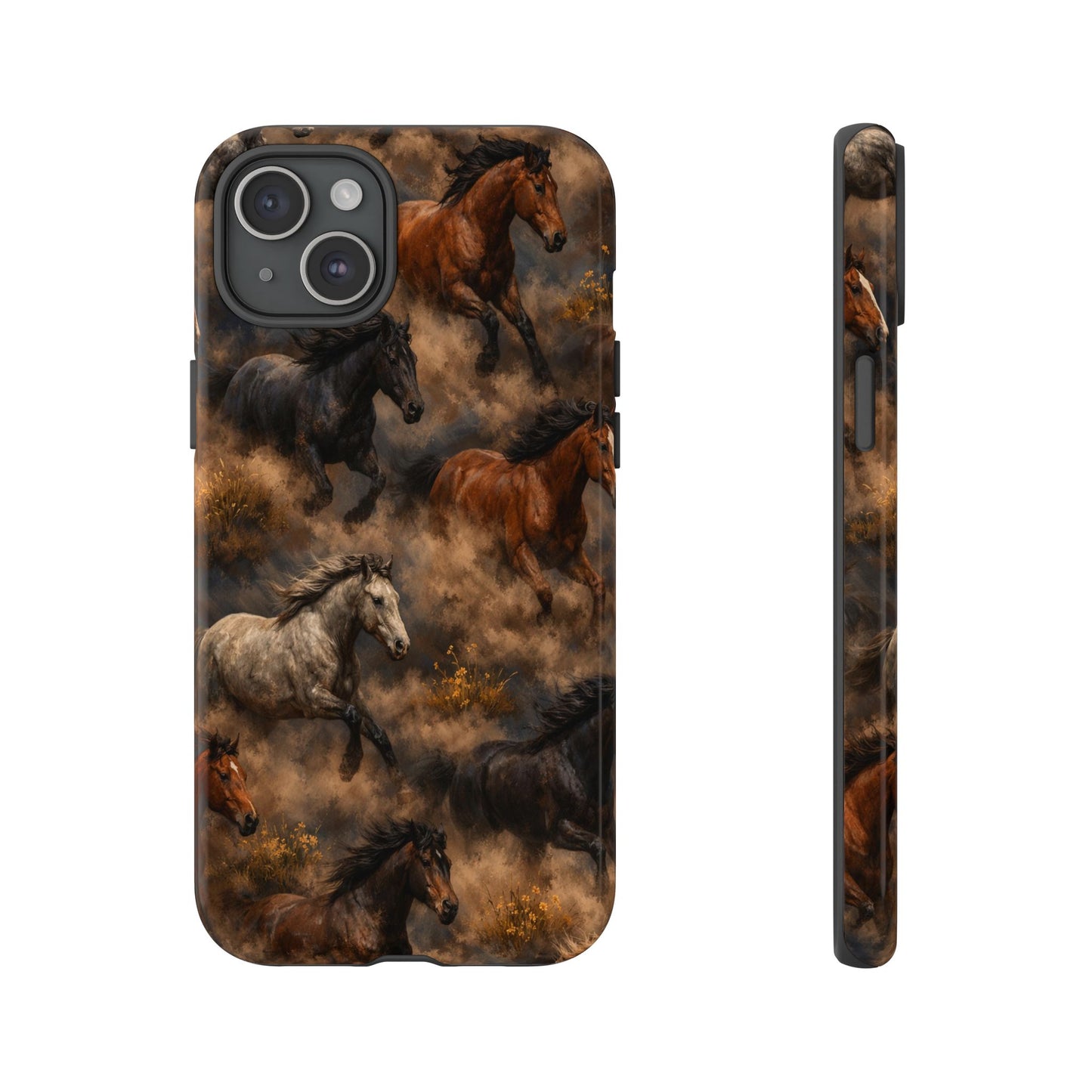 Running Horses Tough Case