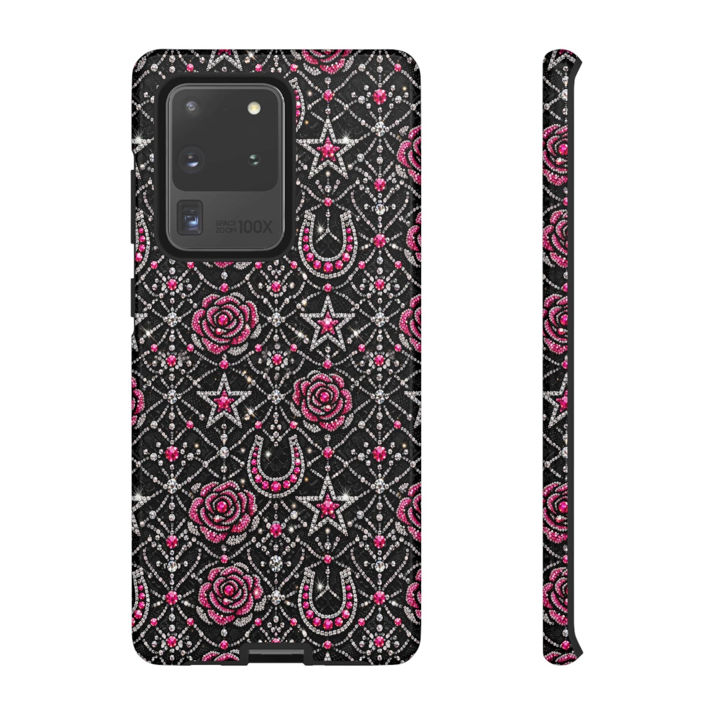 Rhinestone Rose Tough Case