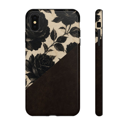 Rose Leather Tough Case