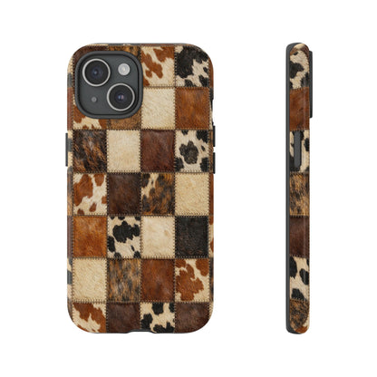 Cowhide Quilt Tough Case