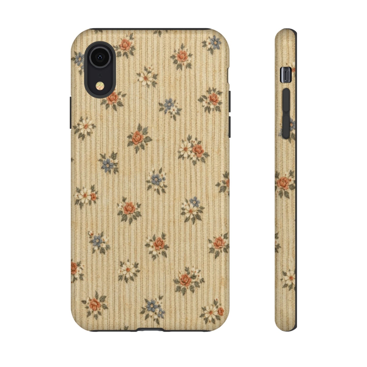 Striped Floral Tough Case