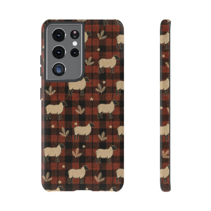 Plaid Sheep Tough Case