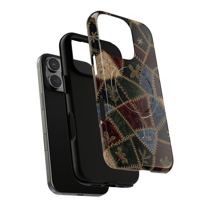 Winter Crazy Quilt Magnetic Case