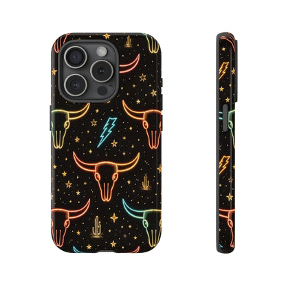 Neon Longhorns Tough Case