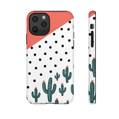 Polka Dot Cactus Tough Case
