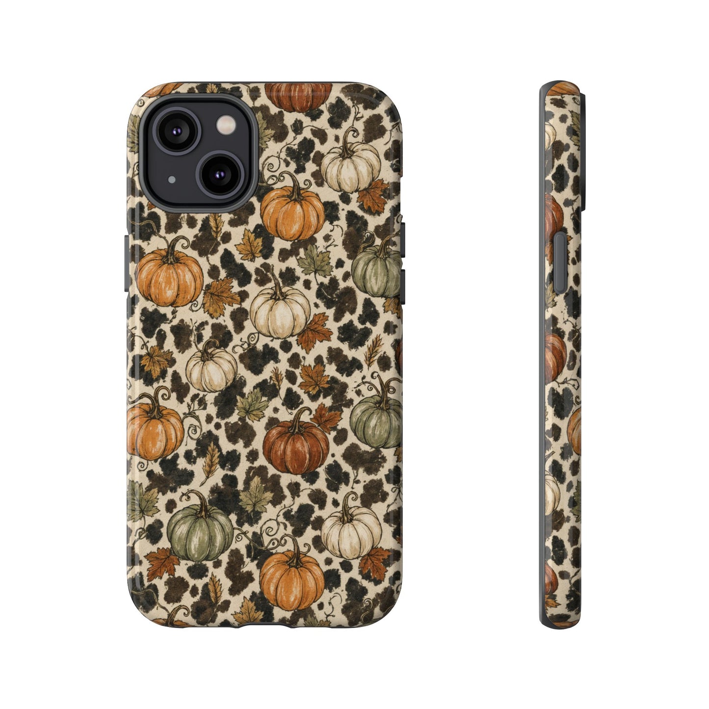 Cowhide Pumpkin Patch Tough Case
