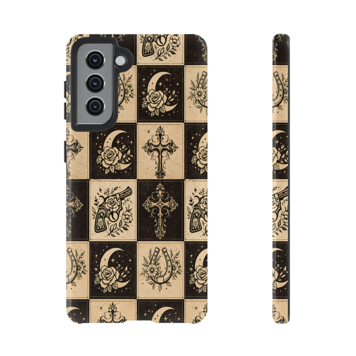 Western Patchwork Icons Tough Case