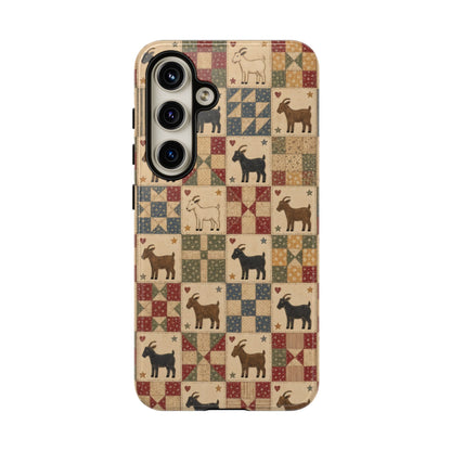 Goat Quilt Tough Case