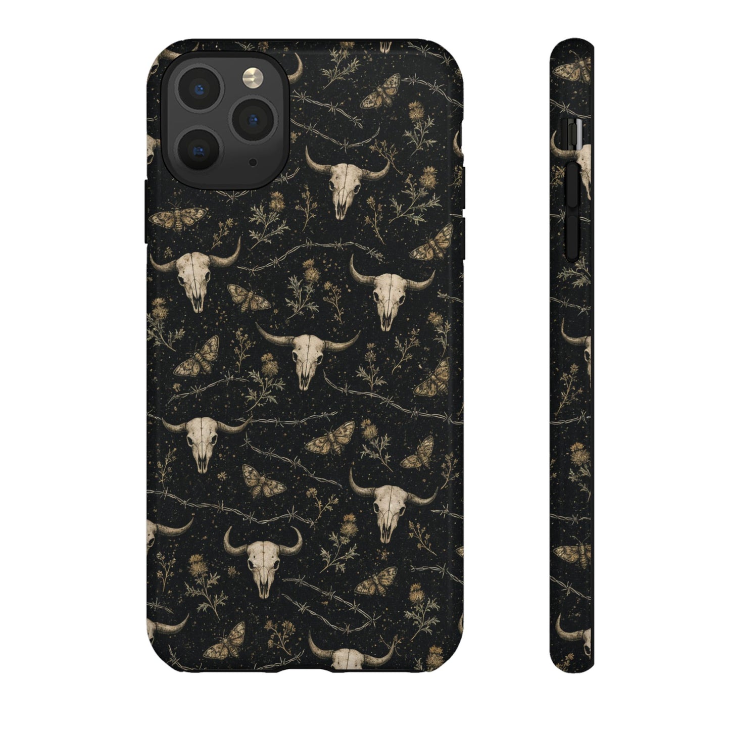 Bull Skull Barbwire Tough Case