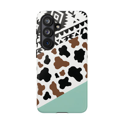 Mint Aztec Cowhide Tough Case