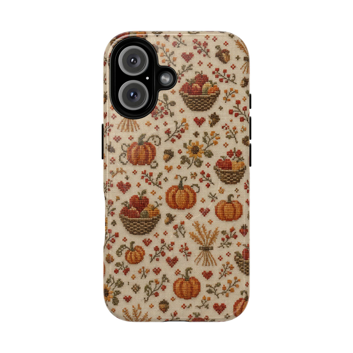 Pumpkin Stitch Magnetic Case